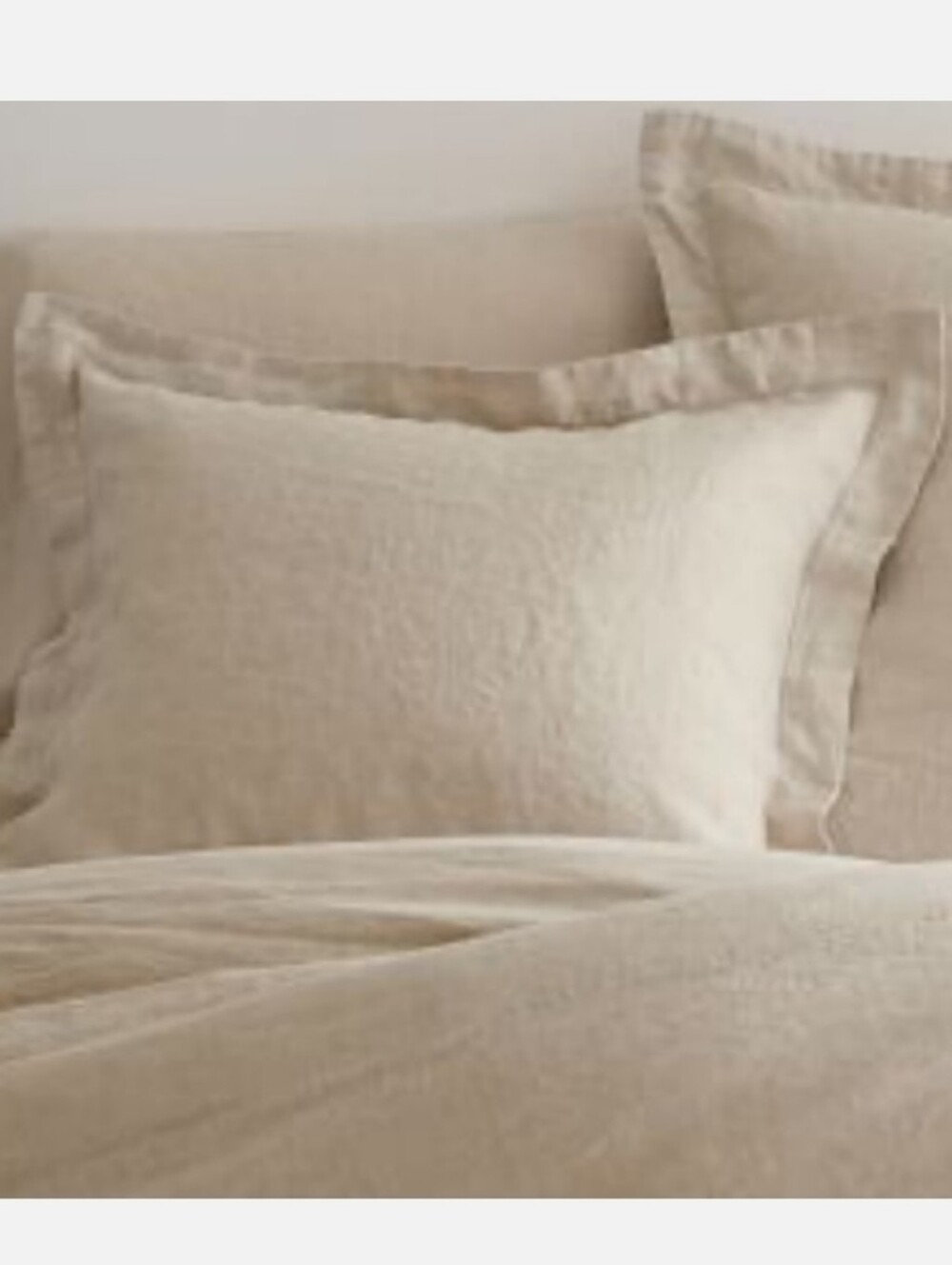 Pottery Barn Belgian Flax Linen Pillow Sham King Size